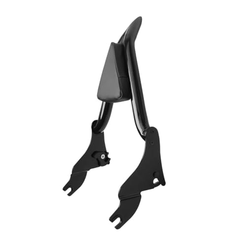 Dossier passager arrière moto amovible noir rack pad touring road king electra glide ultra