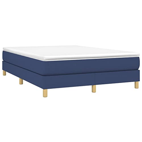 INLIFE Boxspringbett Blau 140x200 cm Stoff,Blau,23KG,3120620 – Bild 5