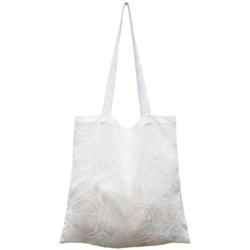 Bolsos tote para mujer con encaje, bolsos de hombro y de mano para verano, viaje, vacaciones y playa miniatura 1