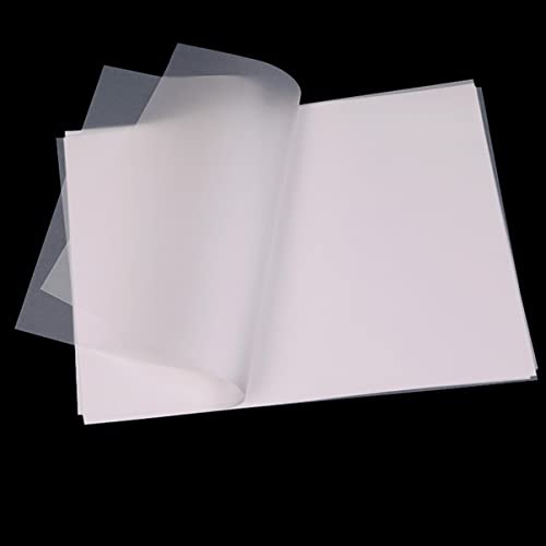 STOBOK 200 peças de papel vegetal para artista, papel A3, papel semitransparente, plotter, papéis de