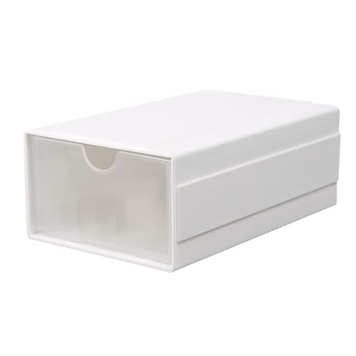 lvifloae Drawer Storage Box plastic storage organizer Plastic Desktop Drawer Storage Organizer Space Saving Multipurpose Drawer Container small drawers for Office Dormitory Bedroom