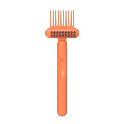 Orange Hair Brush Cleaning Tool,Comb Cleaning Brush Brush Cleaner Mini Hair Brush Remover for Removing Hair Dust Home and Salon Use Orange Styling Tools and Appliances