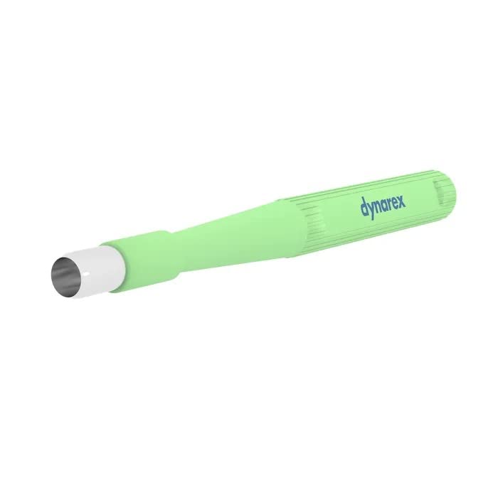 Dynarex 4094 Biopsy Punch, 6.0mm Tip Width, 3.78" Length, Light Green, Pack of 25