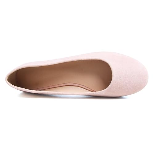 Image of Dear Time Women's Flats Comfortable Slip On Ballet Flats Soft Solid Casual Shoes