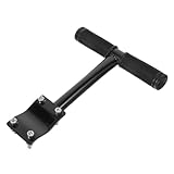 Milisten Fahrradsitz Armlehne Rücksitz Handlauf Sicherheitsgriff für Mountainbike Rutsch Griff Zubehör Schwarz