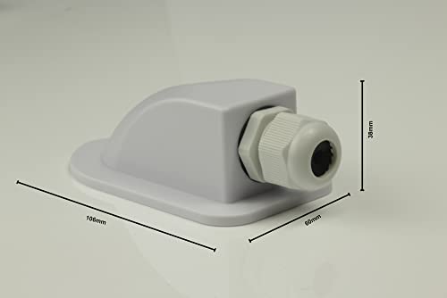 edi-tronic Dachdurchführung Kabel 1-Fach Wohnmobil Solar Solaranlage Solarmodul Befestigung