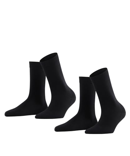 Image of FALKE Women's Happy Cotton Socks, 2 Pairs