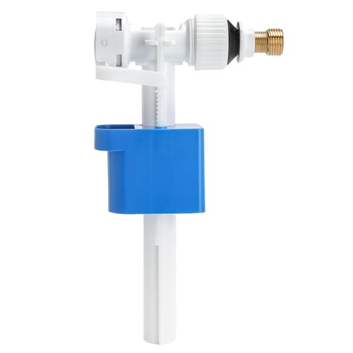 TMZELOA Válvula de Llenado WC Universal G3/8 y G1/2 de Latón – Mecanismo Cisterna Silencioso y Anti Cal, Ahorro de Agua, Instalación Fácil sin Herramientas, Recambio Universal para Cisterna WC
