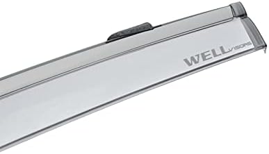 Wellvisors Rain Guards Deflectors Visors Compatible with BMW F39 X2 18-23 with Black Trim