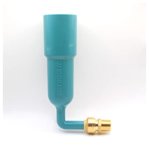 Just Dose It Herramienta de dosificación de calefacción central, embudo dosificador de radiador, para añadir productos químicos como inhibidor de calefacción central Fernox, removedor de lodos,