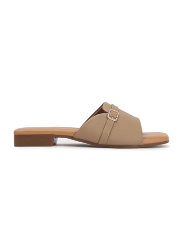Image of CHINRAAG Flat Sandal for women and Girl's Colour : Beige
