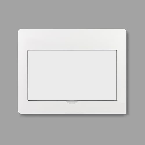 Coffret électrique encastré avec protection différentielle et couvercle à charnière en D silencieux
