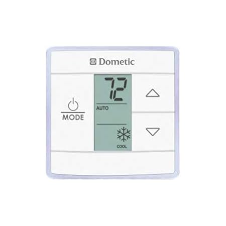 Amazon Com Dometic Rv Air Conditioner Single Zone Lcd Thermostat And Control Kit Polar White Automotive
