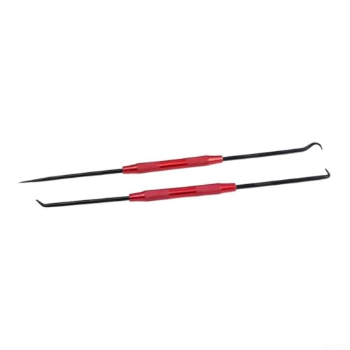 Image of 2Pcs Oil Seal Puller Set Double-Headed Hook Pick Tool Non-Slip