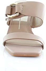 Dolce Vita Women's PALYCE Heeled Sandal, Cafe Leather, 9 | Image 1
