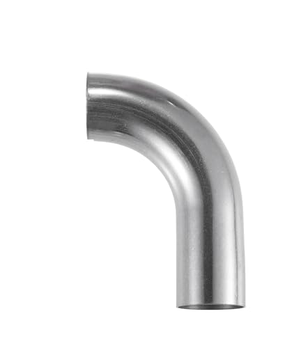 Tube coudé 90 en inox 304 durable pour raccord d'échappement auto DIY