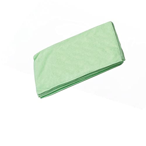 2Work Microfibre Cloth 400x400mm Green (Pack of 10) CNT01624