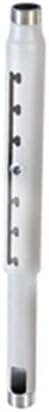 Chief Notched Design Adjustable 12" To 18" Ceiling Mount Extension Column Pipe Weight Capacity 500lbs White