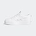 adidas Originals Women's Nizza Platform, White/White/White, 10.5