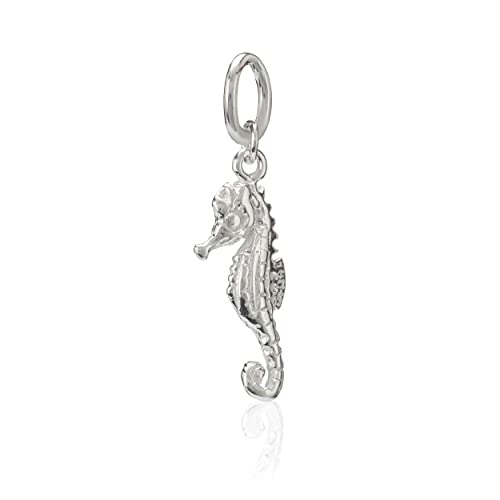 NKlaus Femme Pendentif Hippocampe 925 Argent 21x9mm Bijoux Talisman Motif Amulette 6810