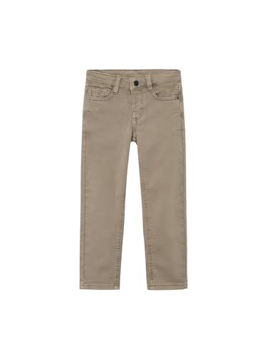 Pantalón soft Mayoral con cintura ajustable y 5 bolsillos de alta resistencia para niños activos
