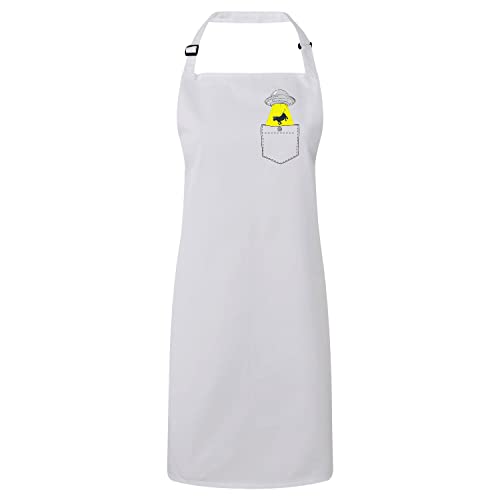 Tablier cuisine blanc Fabulous à motif extraterrestre pour des barbecues fun en famille