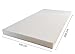 Schaumstoff Schaumstoffplatte Matratze 120cm x 200cm RG 25/44 Höhe 1 cm bis 12 cm Grau Mittelhart (120x200x8)