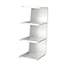 DimyFew Desk Bookshelf Display Stand 3 Tier Multifunction Space Saving Office Storage Rack Desktop Organizer for Office Home Desktop, White