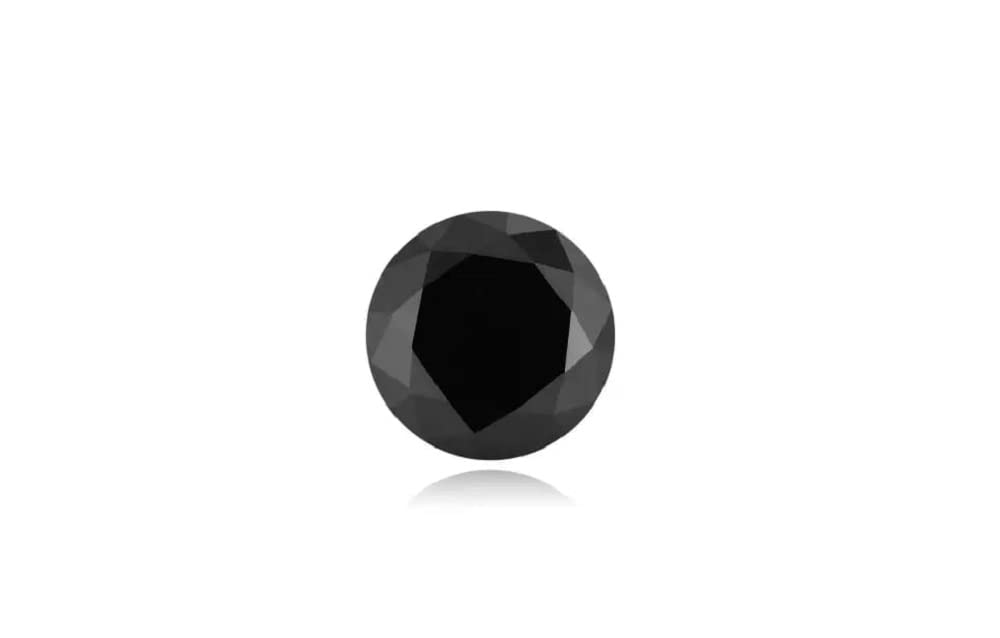 GEMTUB Very Rare Natural Black Diamond for Jewellery making and Personal collection Enhance Current Relationship Improve inner Strength Protect from Evil (Round Shape Weight 2-3 Carat) (B09Q24M77R) Amazon Price History, Amazon Price Tracker