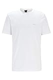 Standardlänge BOSS Herren Tee Gold 1 T-Shirt mit goldfarbenen Logos