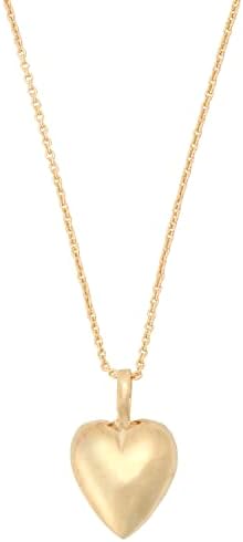 アクセサリー Yves Saint Laurent Heart Gold necklace Yves Saint Laurent Vintage Namesake Hammered Golden Oversized