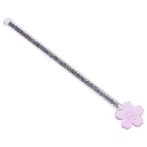Wakauto Glass Stirring Rod Long Handle Flower Stirrer Drink Muddler Juice Stick for Bar Home
