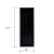 Avant Decor | 24 Tiles | Stone Composite Subway Solid Color Tiles | Peel and Stick Kitchen Backsplash Tiles | Wall Tiles | 4” x 12” | Bex Metro Glossy Onyx | 8 sqft