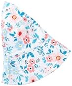 Baby Sun Hat Toddler Bucket Hat Wide Brim Kids Beach Hats UPF 50+ Sun Protective for Boys Girls, Floral Blue, 2-5T - 3