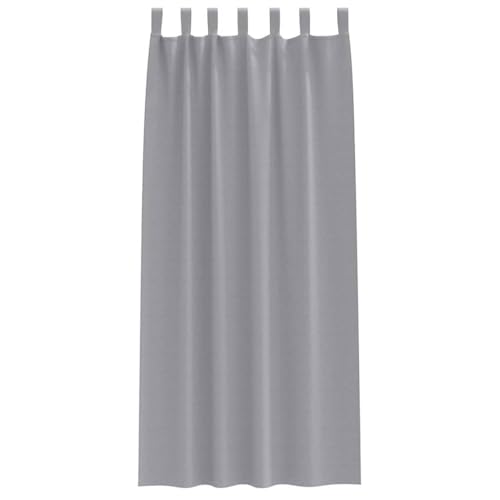 Rideau occultant gris clair en polyester de qualité supérieure - 4