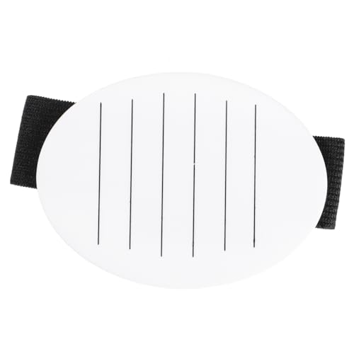 FOMIYES Eyelash Extensions Eye Pads Lash Holder Plate White Makeup Lash Pallet with Comfortable Wrist Strap
