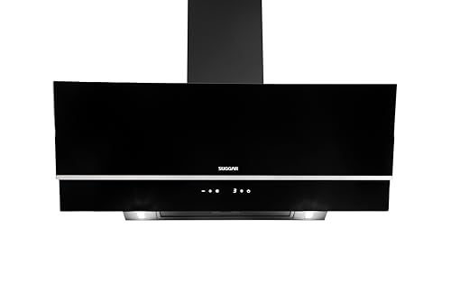 Coifa de parede Onix vidro 90cm 220v Preta