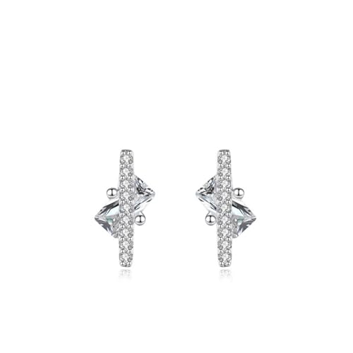 Boucle d'oreille 925 hypoallergénique en argent et zircone pour en finir avec les lobes irrités