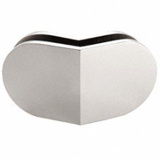 C.R. LAURENCE MFC38 CRL Polished Stainless 135 Degree Mall Front Clamp