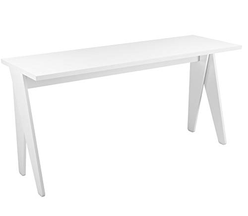 Mesa de Escritório Magnolia Falkk 1,20m Branca