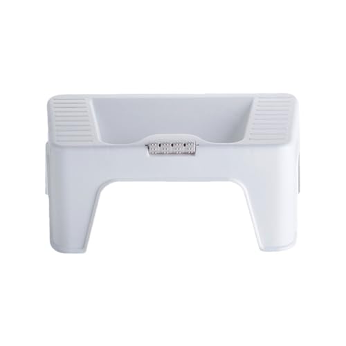 Repose-pieds bureau blanc simple support de pieds en plastique pour enfants et adultes