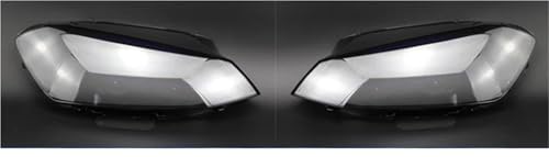 Couvercle de phare avant pour Golf 7.5 anti-jaunissement : lentille transparente