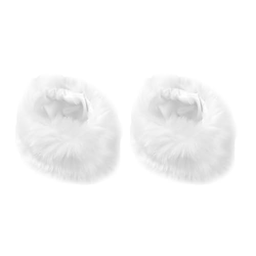 Faux Furs Cuffs Furry Wrist Bands Leg Warmers Wrist Cuffs Warmer Boot Cuffs for Women Party Cosplay Costumes Accessories