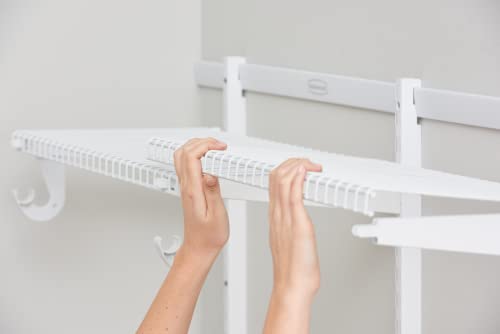 Rubbermaid 2119012 Configurations Custom Closet Kit, 2-4 Ft. Adjustable Metal Wire Shelving thumb #8