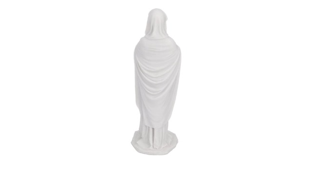 Estatua mediana de la Virgen María bendita miniatura 7