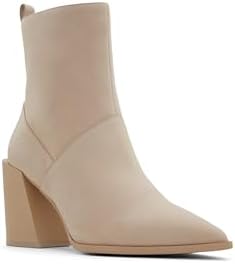 ALDO Women's Bethanny Ankle Boot, Bone, 5 | Image 1