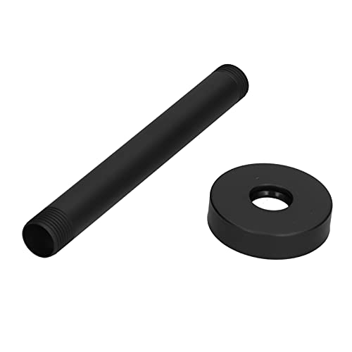 EVTSCAN NPT 20MM Shower Arm 6 Inch Concealed Wall Mounted Black Shower Head Extension Arm for Bathroom - Image 2