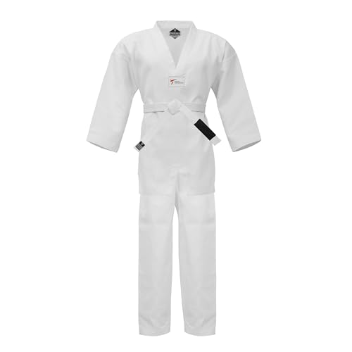 Generic TS6001-2 Truesaga - Regular Taekwondo Gi Pull Over Uniform 8 Oz Cotton-Poly Light Weight Plain No Logo thumb #1