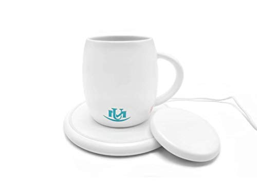 UniqueMax Warmer Mugs, Coffee Mug Warmer, 14 oz, Wireless Charging, Cup Warmer, Temperature
