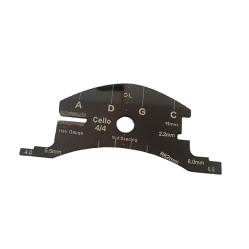 4/4 Cello Bridge Template Tool for String Height
